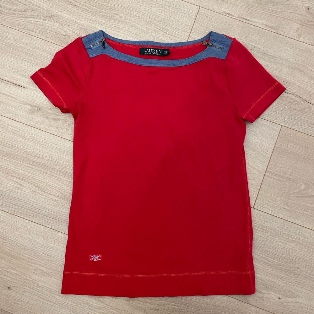 🎀🛍️2 for $10🛍️🎀LAUREN
RALPH LAUREN women top tank top zippers size small